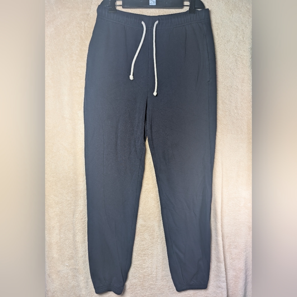Lou & Grey Women's Size Small Joggers High Rise 27" Dark Navy Casual Gym Running